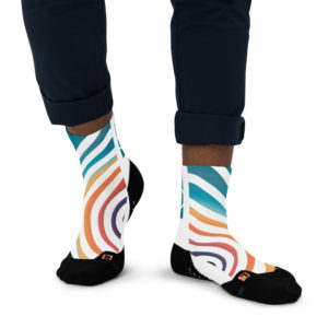 jelly logo ankle socks
