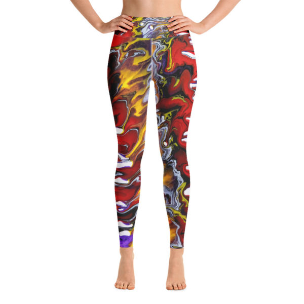 hot pants print yoga leggings