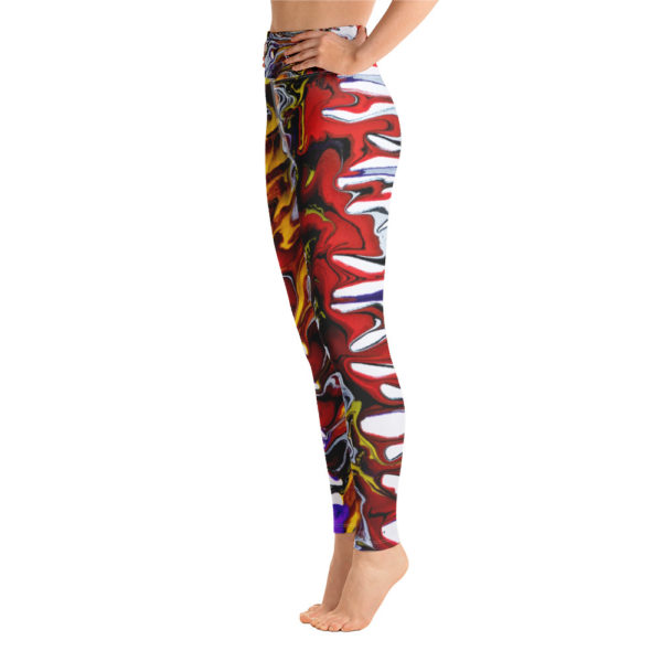 hot pants print yoga leggings