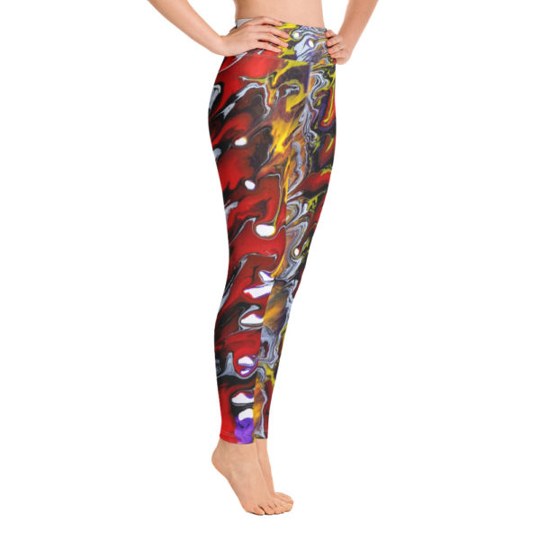 hot pants print yoga leggings